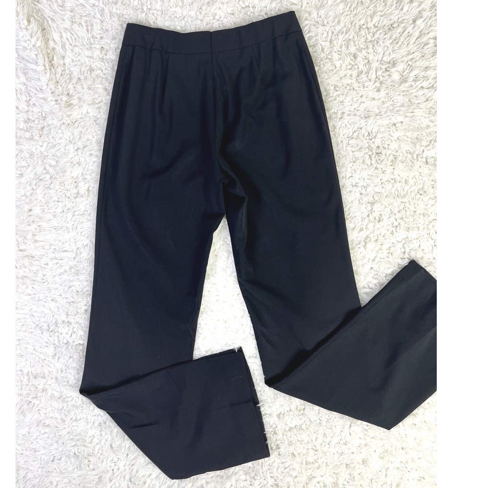 Escada Black Minimalist Officecore Wool Blend Classic Dress Pants‎ Casual Size 4